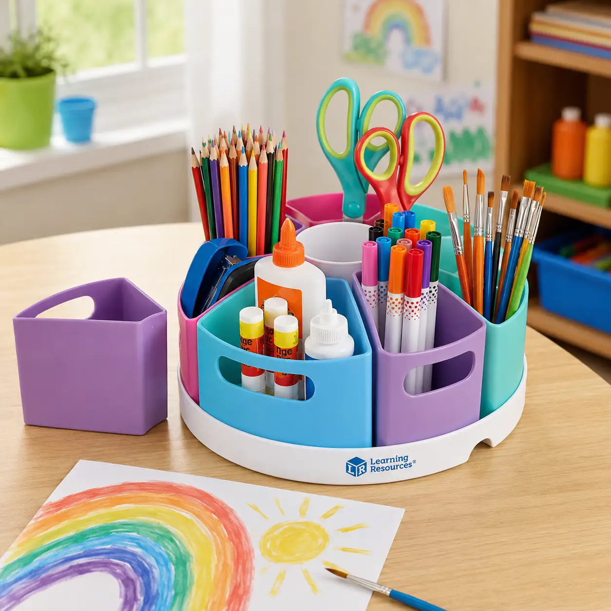 Learning Resources Create-a-Space Rotating Storage Caddy