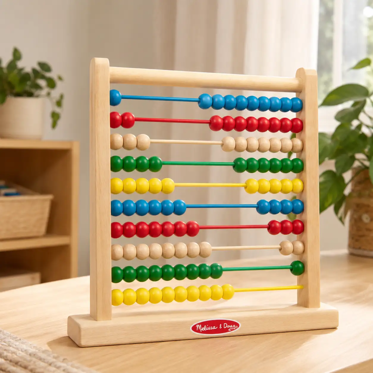 Melissa & Doug Classic Wooden Abacus