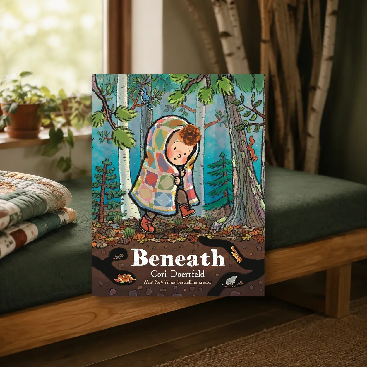 Beneath